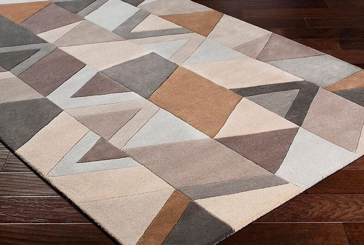 Hand Tufted Modern Soft Brown Carpet