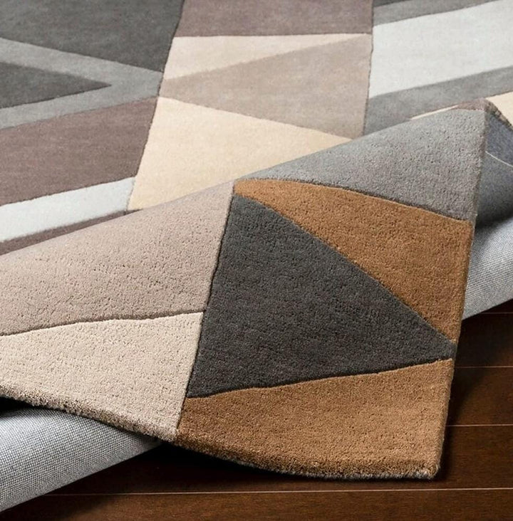 Hand Tufted Modern Soft Brown Carpet