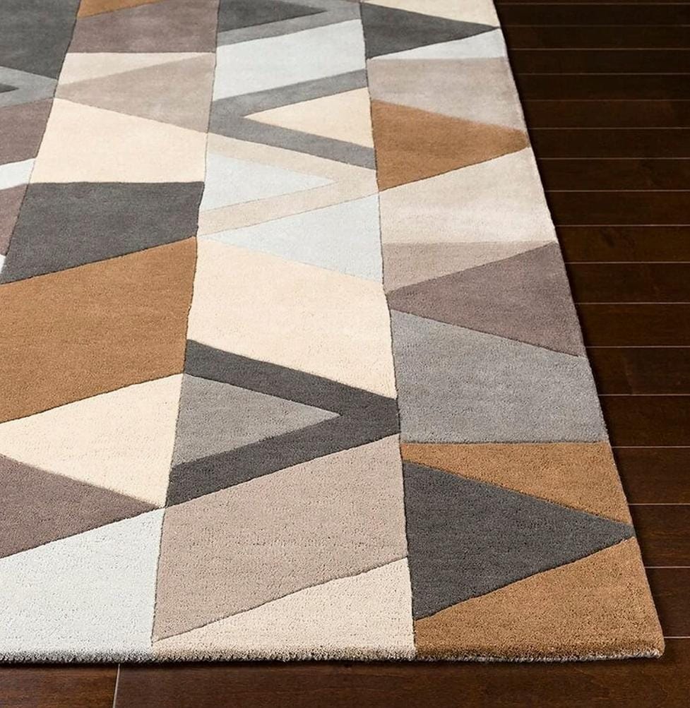 Hand Tufted Modern Soft Brown Carpet