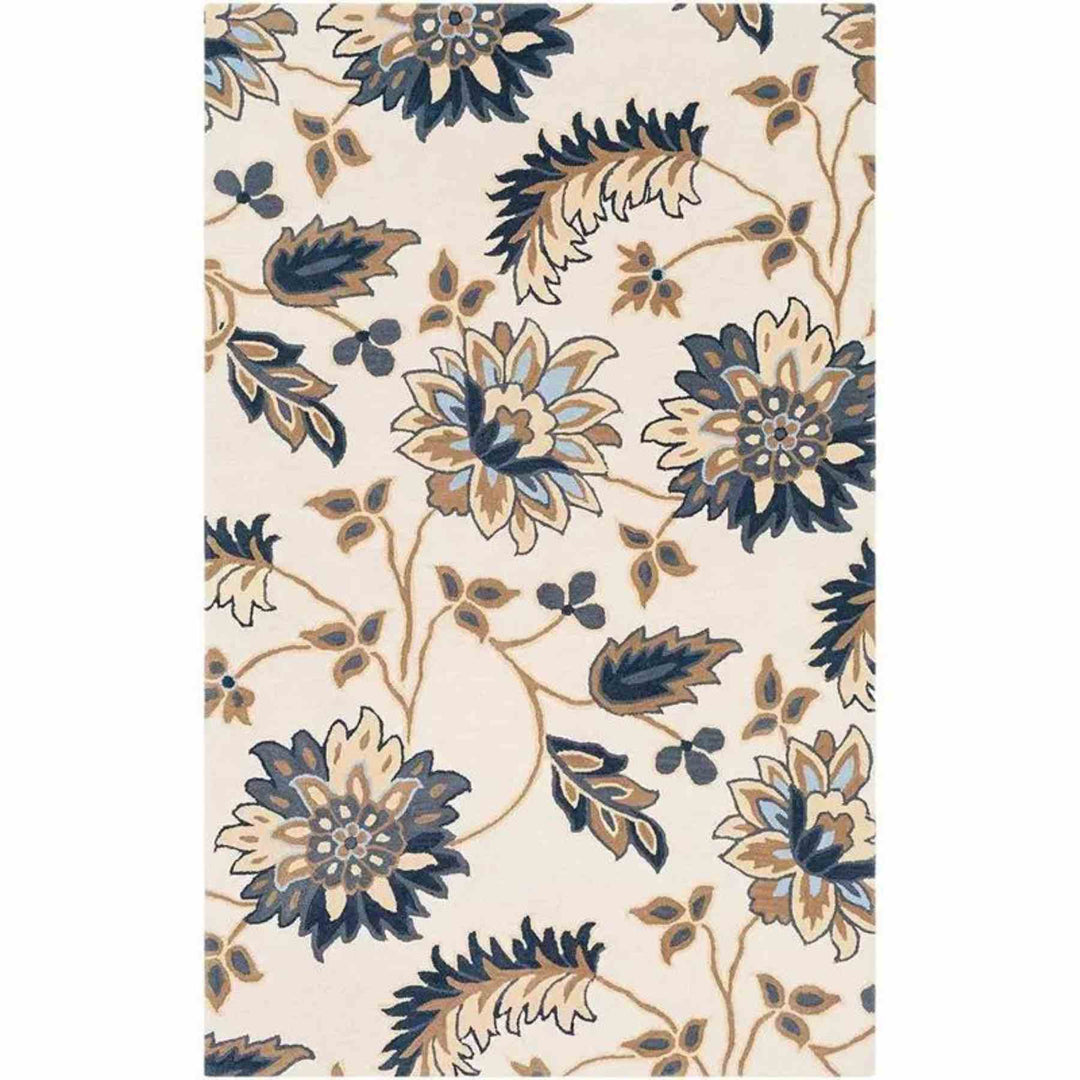 Hand Tufted Super Soft Floral Woolen Carpet