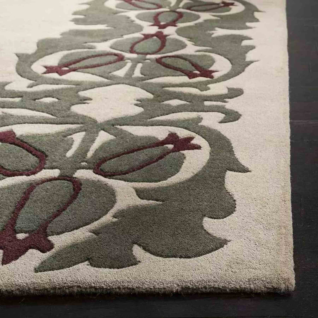 Hand Tufted Woolen Modern Cream Shade Carpet