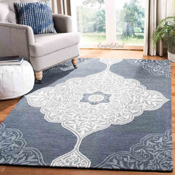 Hand Tufted Woolen Modern Luxury Carpet